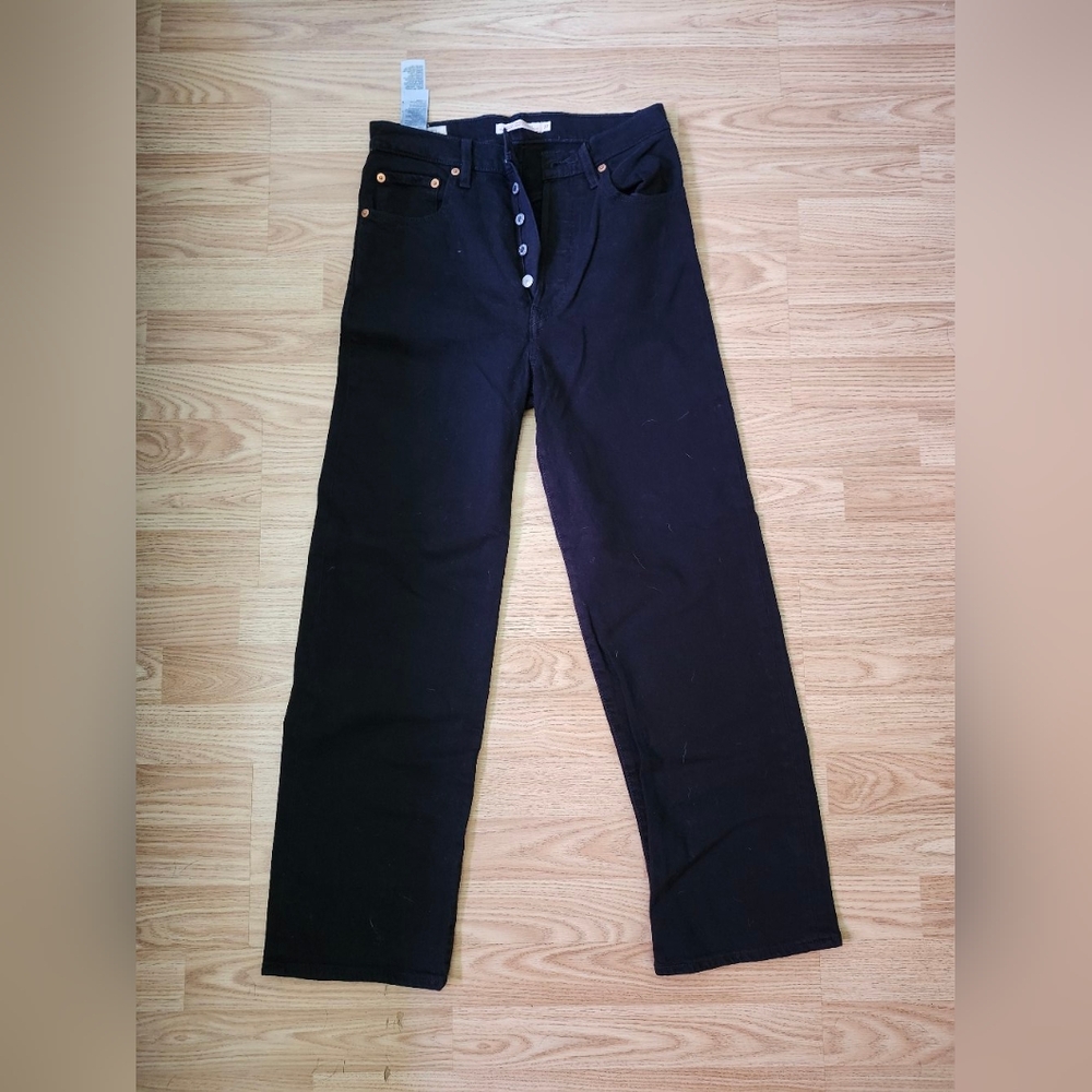 Womens Levi Black Jeans